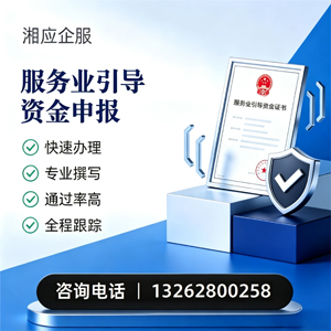 乌鲁木齐服务业引导资金申报服务