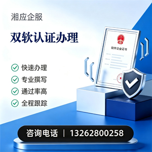 乌鲁木齐双软认证申报服务