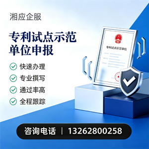 乌鲁木齐专利试点示范单位申报服务